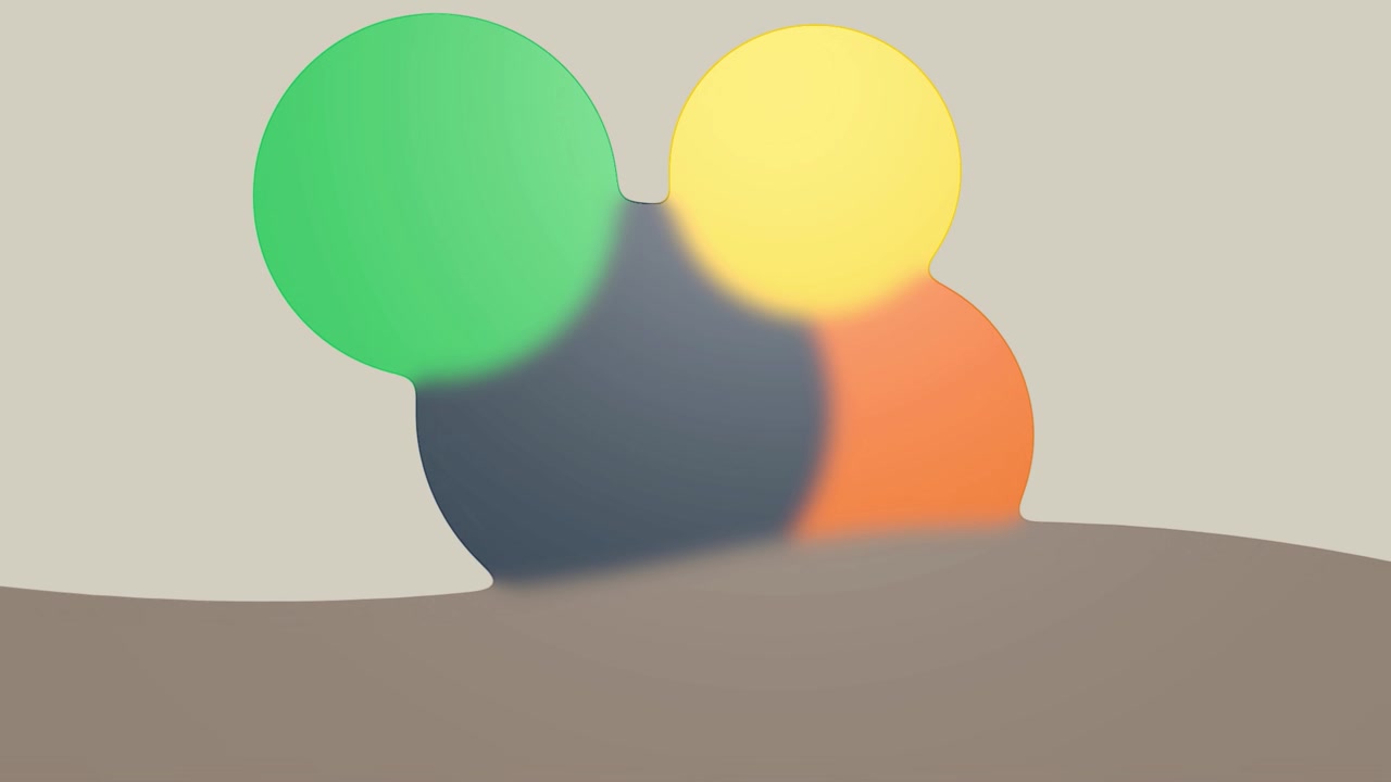 Abstract Animation of Colorful Morphing Spheres