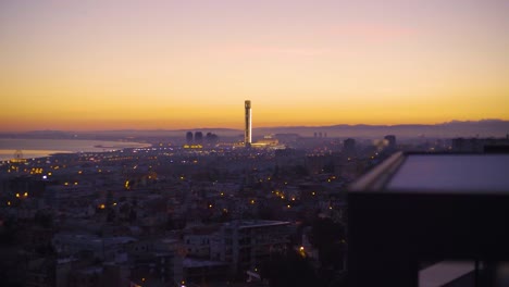 Foto-Panorámica-De-La-Gran-Mezquita-De-Argel-Argelia-Al-Amanecer-Argelia