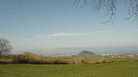 Sunny-day-timelapse-of-Ribeira-Grande,-in-São-Miguel,-Azores