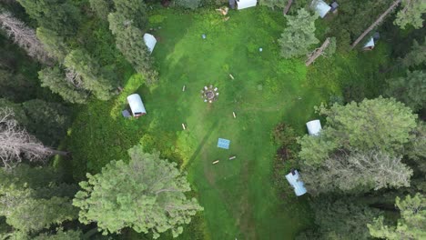 cinematic 4k drone view aerial magic over thandiani