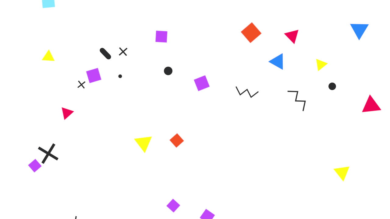 patrón moderno con formas geométricas en estilo memphis