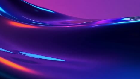 Abstract Liquid Metallic Surface with Neon Colors