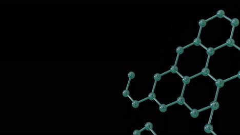 Animation-of-3d-micro-of-network-of-molecules-on-black-background