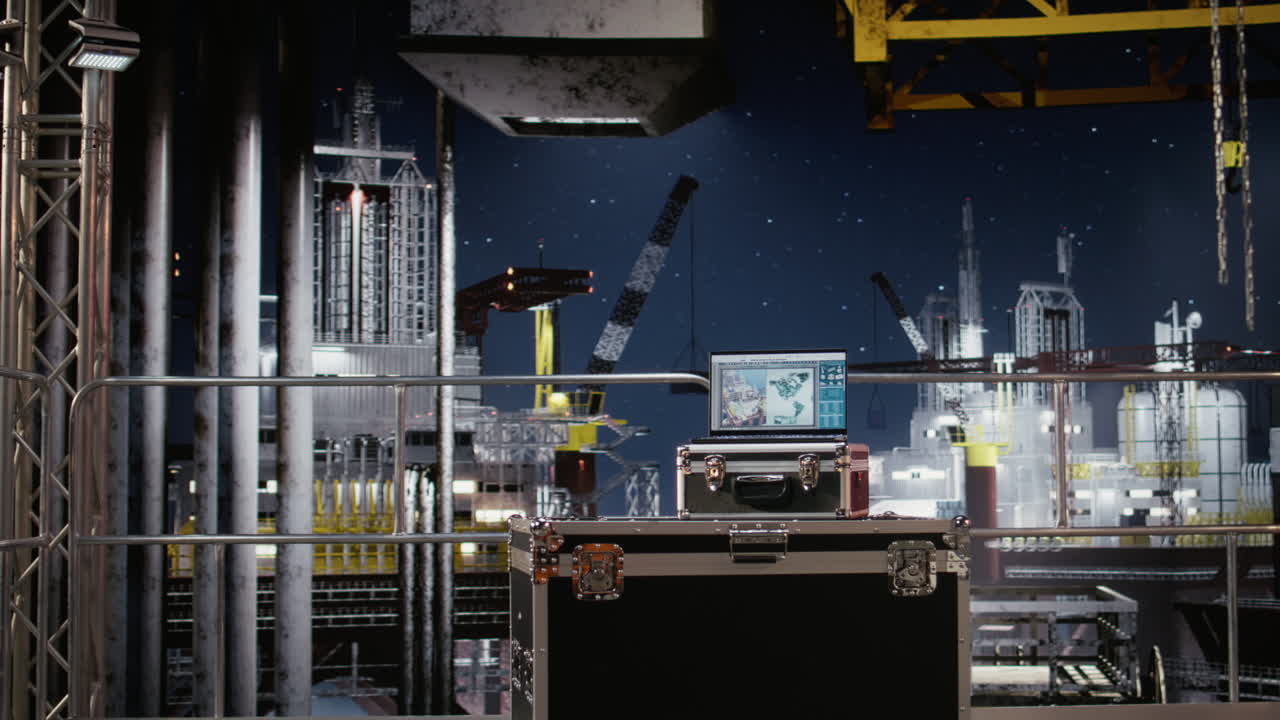 Offshore oil rig systems remotely monitored using asset management