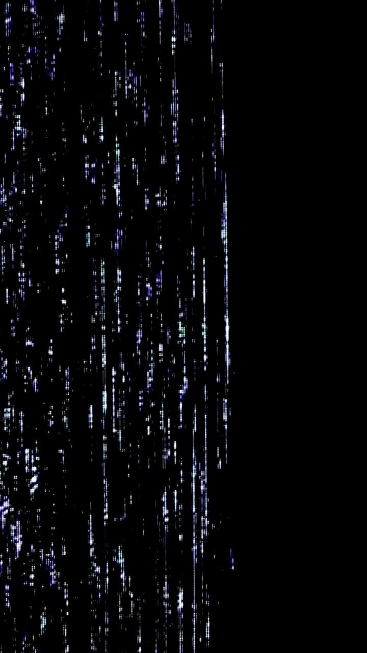Digital Glitch Static Noise Transition Effect