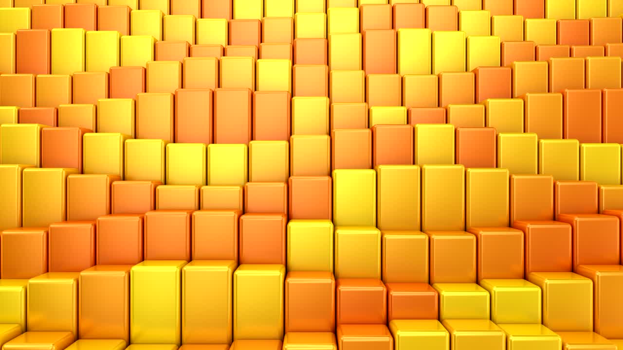 las cajas forman una onda