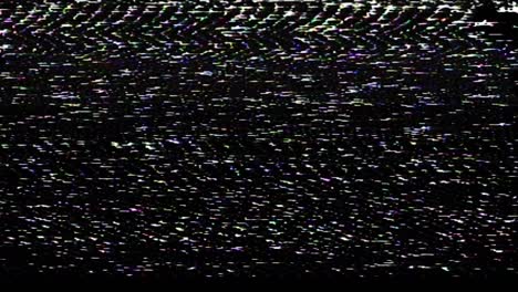 vhs screen digital glitch and noise. videotape tracking defect mode. bkack and white dynamic noise motion. old film grunge on black background realistic flickering