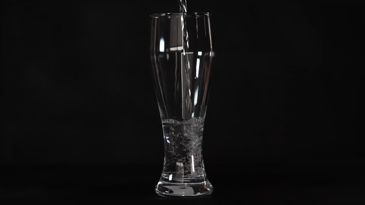 Clean still water, pure fresh cool fluid, stream flowing, bubbles splash