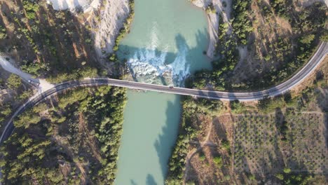 bridge crossing the river