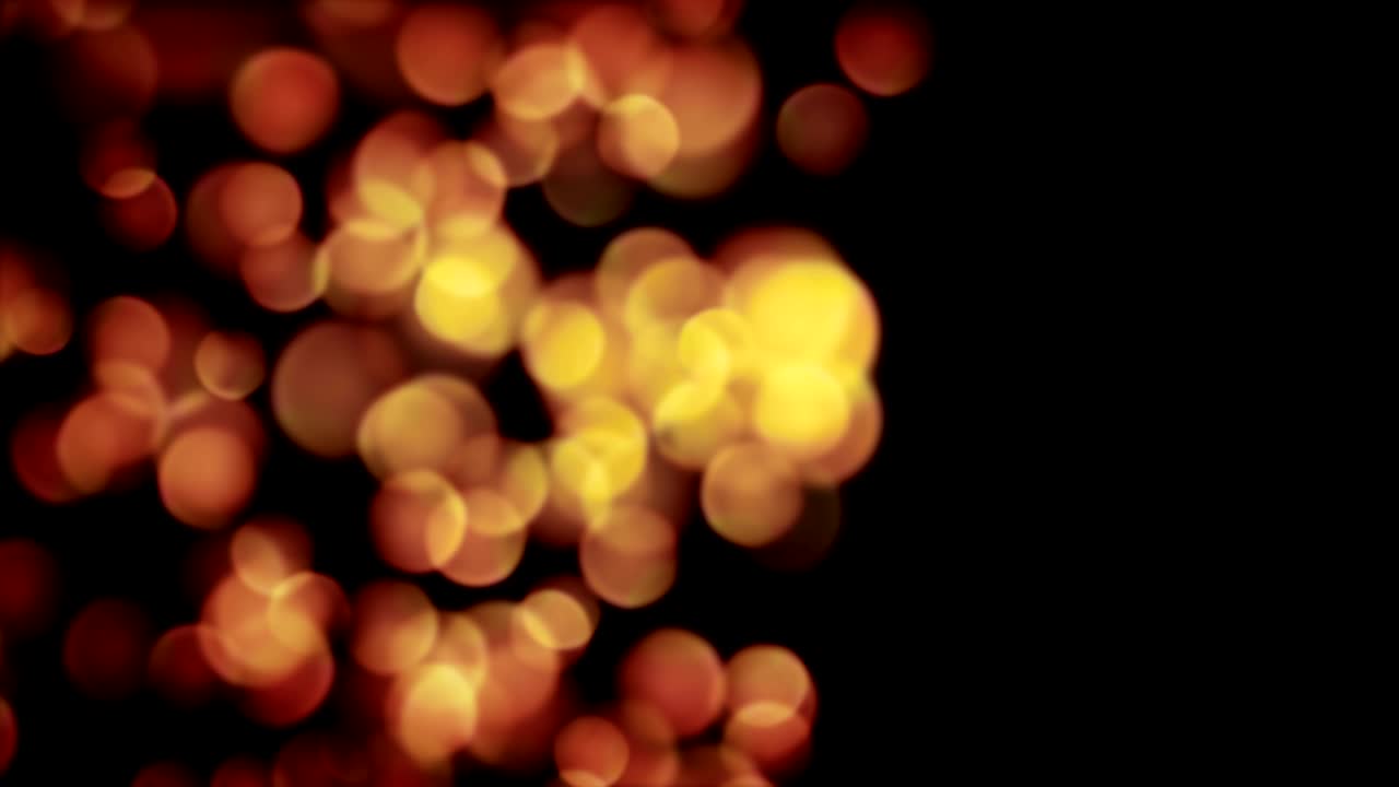 las partículas desfocalizadas de fondo. 4k bucle sin costuras