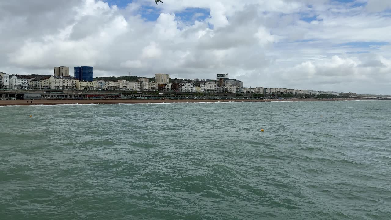 Brighton coastline view from Brighton pier