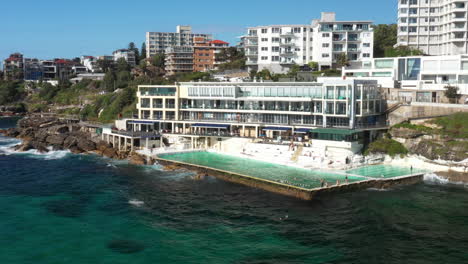 bondi icebergs in bondi sydney, australia