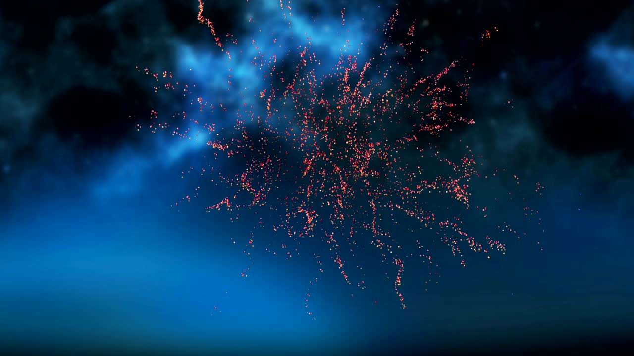 Fireworks in the sky