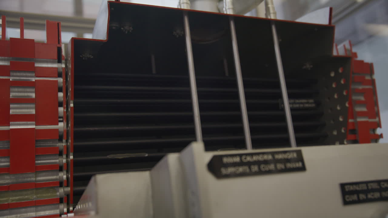 detalles del reactor nuclear candu en primer plano