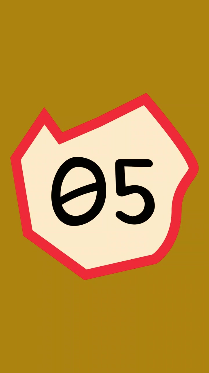 Quick Animated Countdown from 10 to 0 with Graphic Numbers