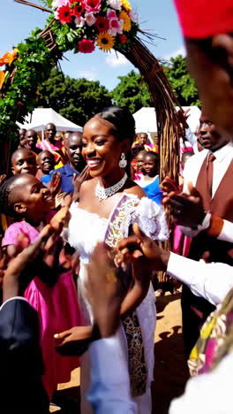 african wedding celebration