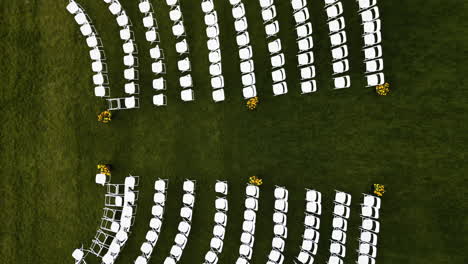 Aerial-shot-of-a-rural-wedding