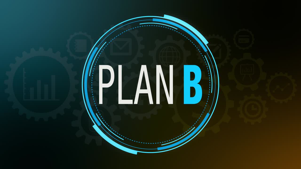 concepto de plan b o alternativa