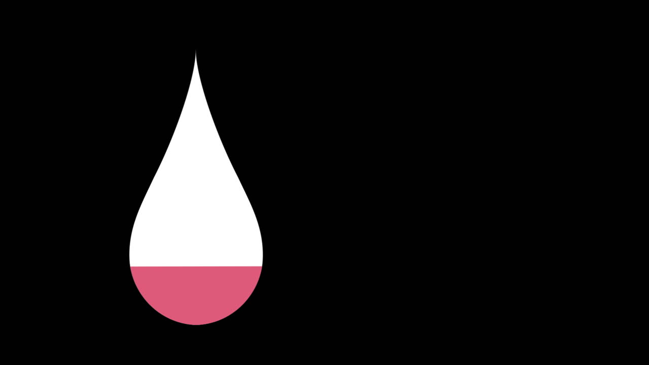 ⁇ 은 색으로 가득 찬 물 구슬