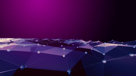 fondo abstracto - ondas de polígono