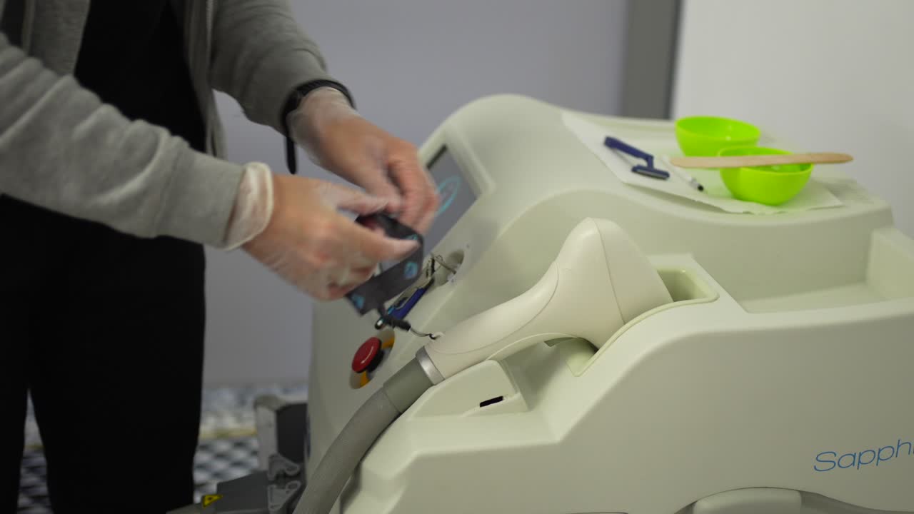 procedimiento de depilación láser