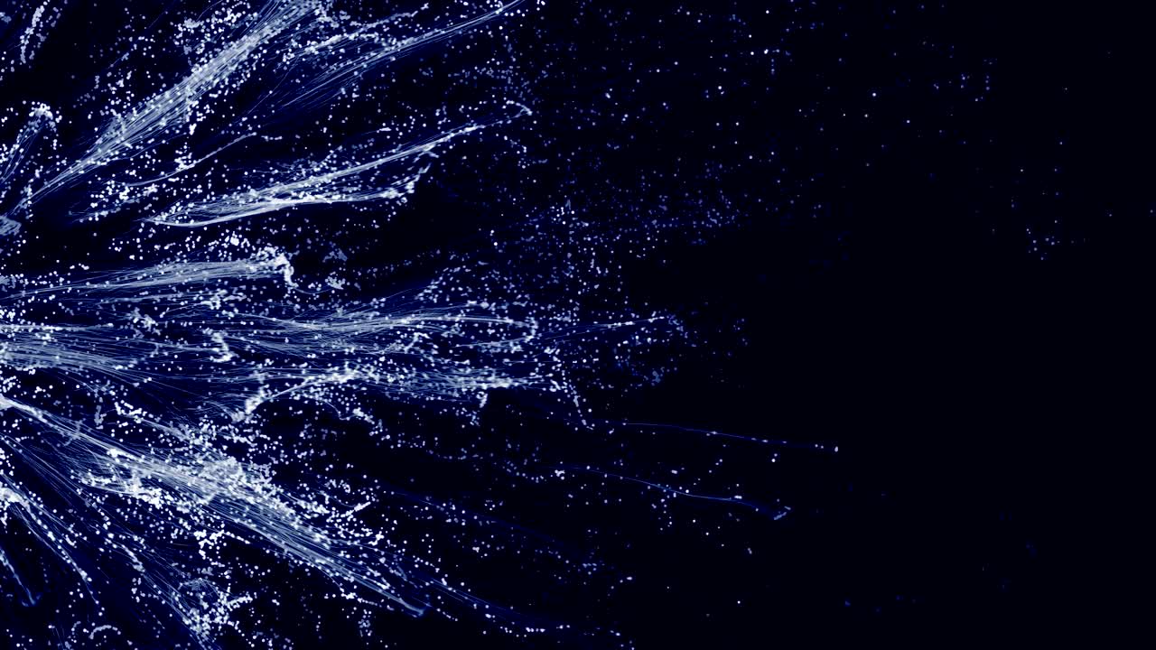 4K Organic Smoke and Powder Particles.