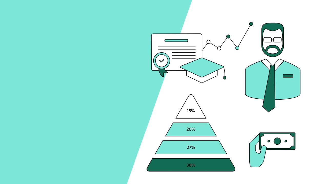 코피스페이스와 함께 아이콘을 연구하는 만화의 4k 비디오