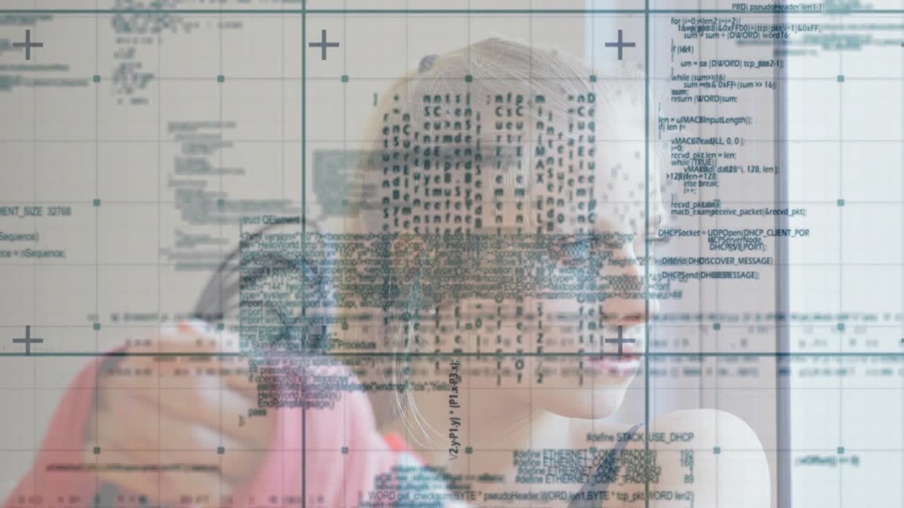 Woman gripping coiled cable with pink wraps, causing overlay shift and revealing fitness profile