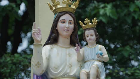 bandel church contains this mother mary statue