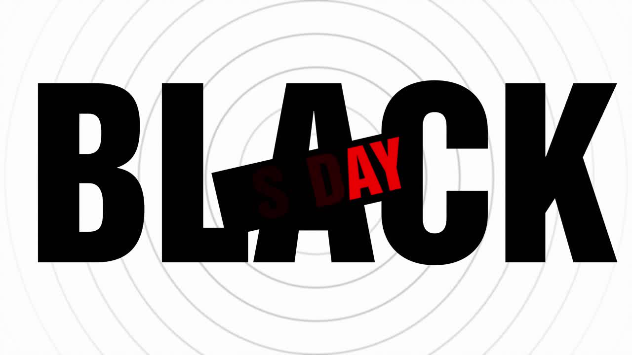 Black Friday udsalg videoanimation