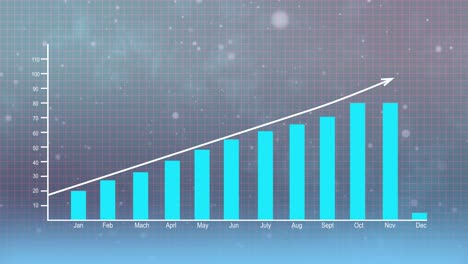 gráfico de barras, análisis, gráfico de crecimiento empresarial