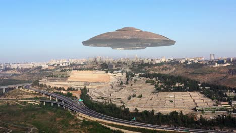 ufo over jerusalem