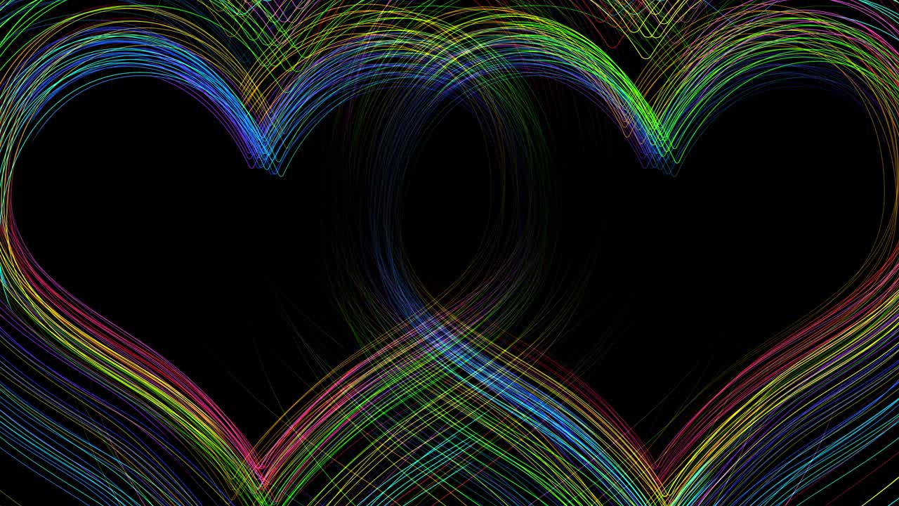 하트 라인 웨딩 휴가 cg 배경