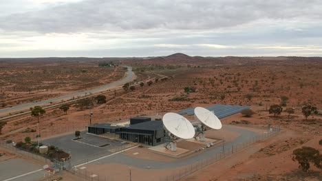 remote communication satellite dishes in australia