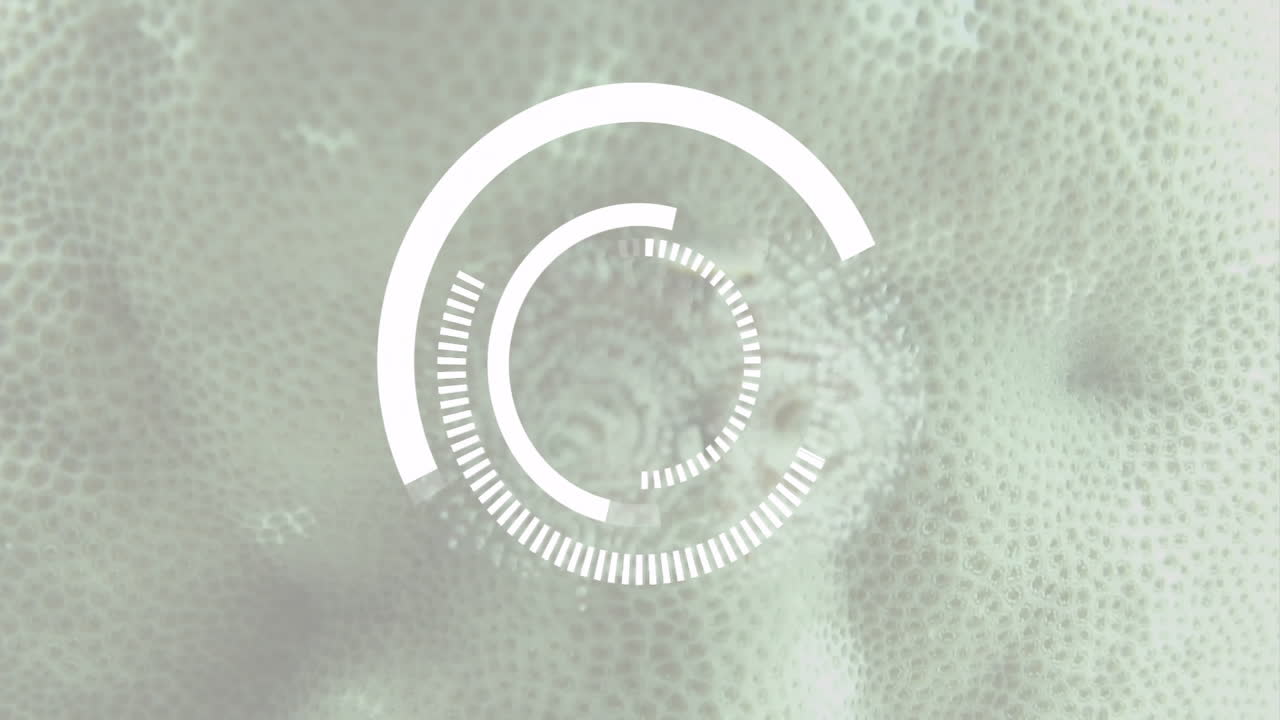 animación de la barra de progreso circular sobre el fondo texturizado