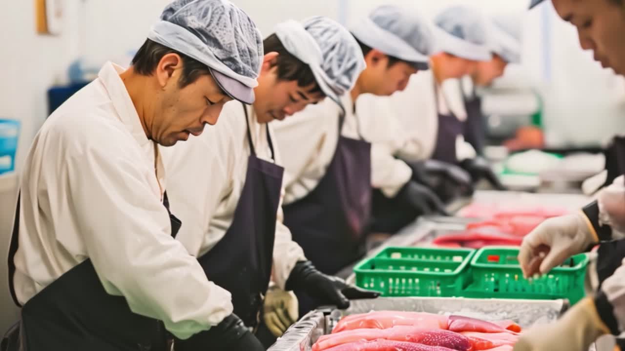 Stabilimento di lavorazione del pesce