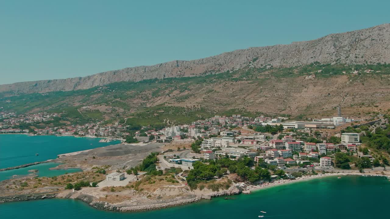 Croatia coast aerial beaches blue water nature clean sunny vacation