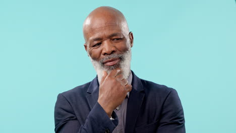 face of black man in studio