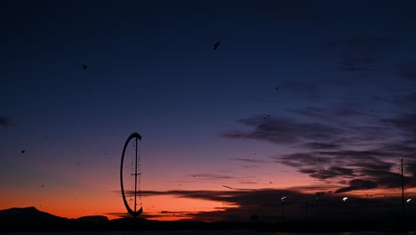 Sunset-over-lake