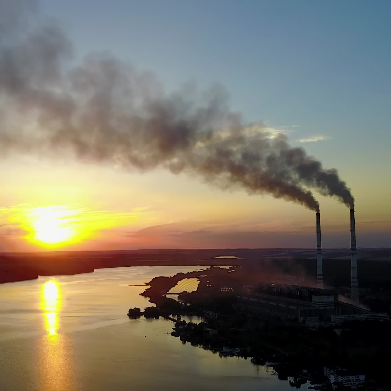 Industrial Building In Country Side