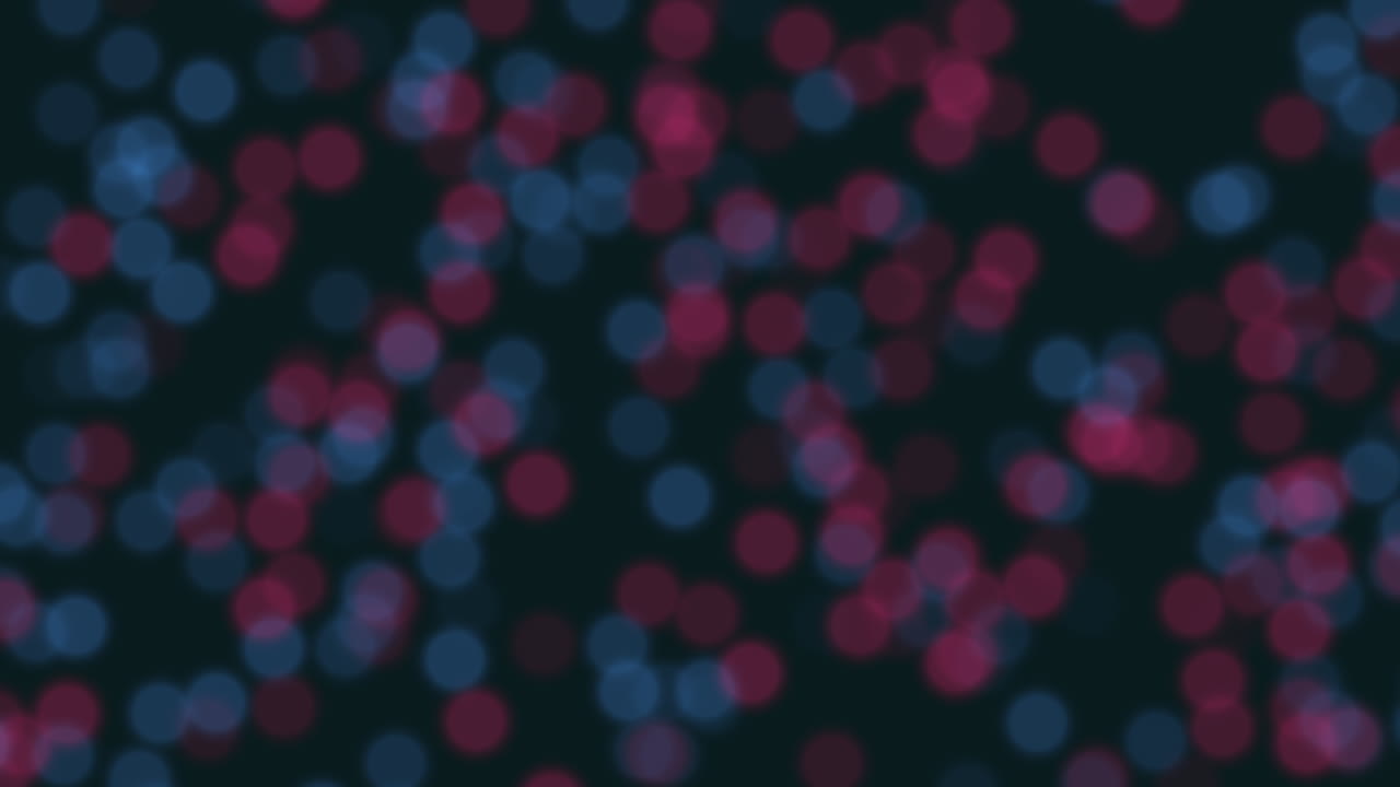 círculos audaces y vibrantes bailan en el lienzo oscuro