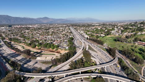 los angeles freeway, 10 freeway by csula