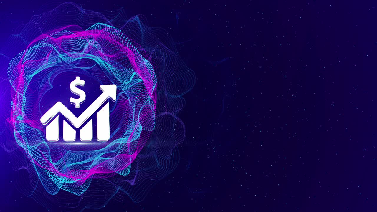 Growing bar graph with rise up arrow business showing marketing sales profit target growth in future