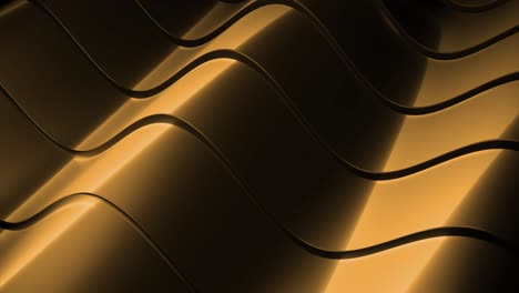 fondo de onda de oro abstracto