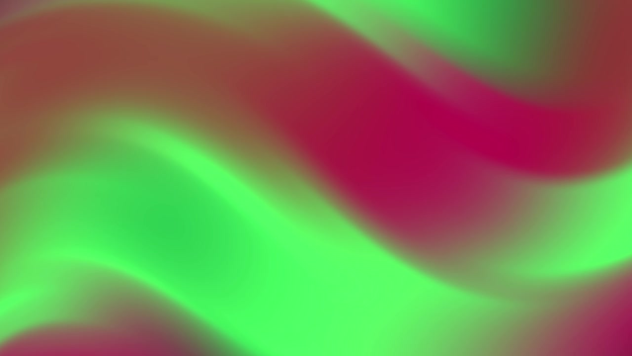 Smooth Flowing Green and Magenta Abstract Gradient Background