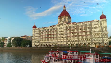 taj mahal palace hotel, is a heritage, five-star, luxury hotel built in the saracenic revival style in the colaba region of mumbai, maharashtra, india, situated next to the gateway of india