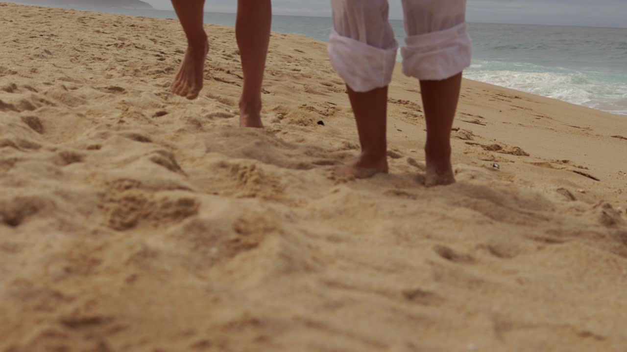 People on a sandy beach