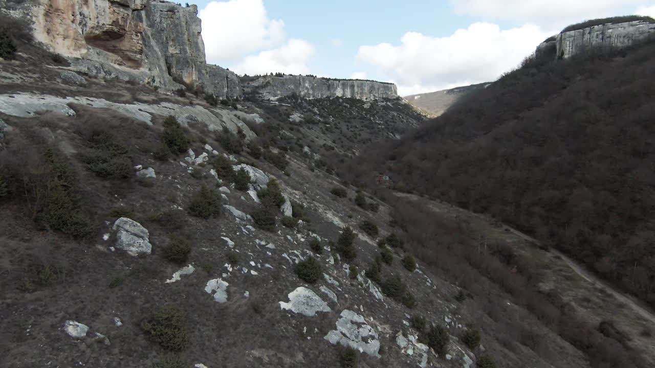 paisaje del valle de la montaña