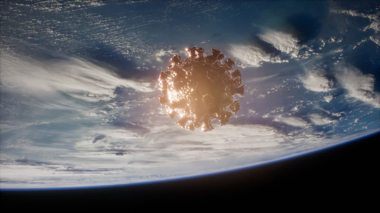 coronavirus covid-19 en la órbita de la tierra