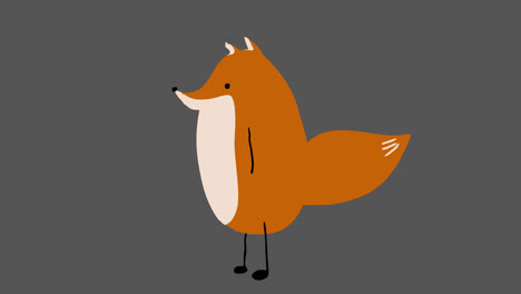 animated cartoon fox 08